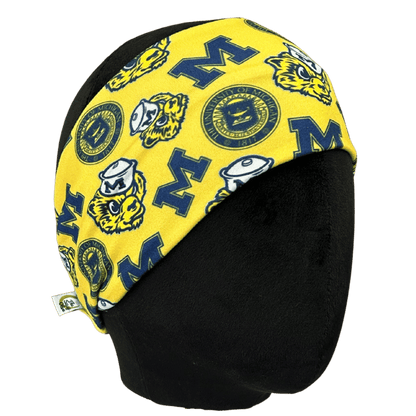 Crisler University of Michigan Stretch Headband - The Sassy Olive