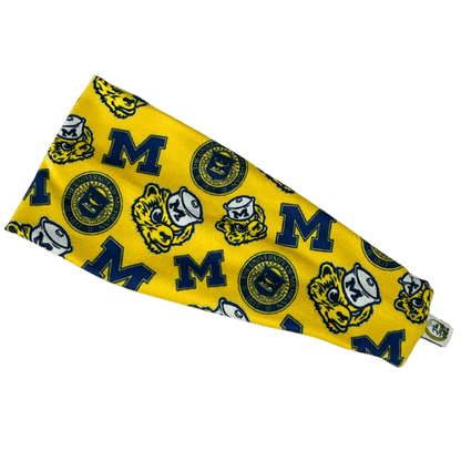 Crisler University of Michigan Stretch Headband - The Sassy Olive