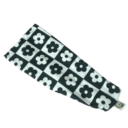 Daisy Checkers Stretch Headband - The Sassy Olive
