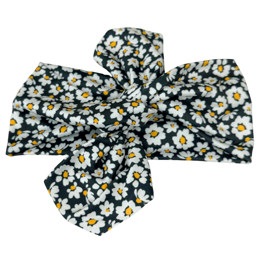 Daisy Delight Topknot Headband - The Sassy Olive