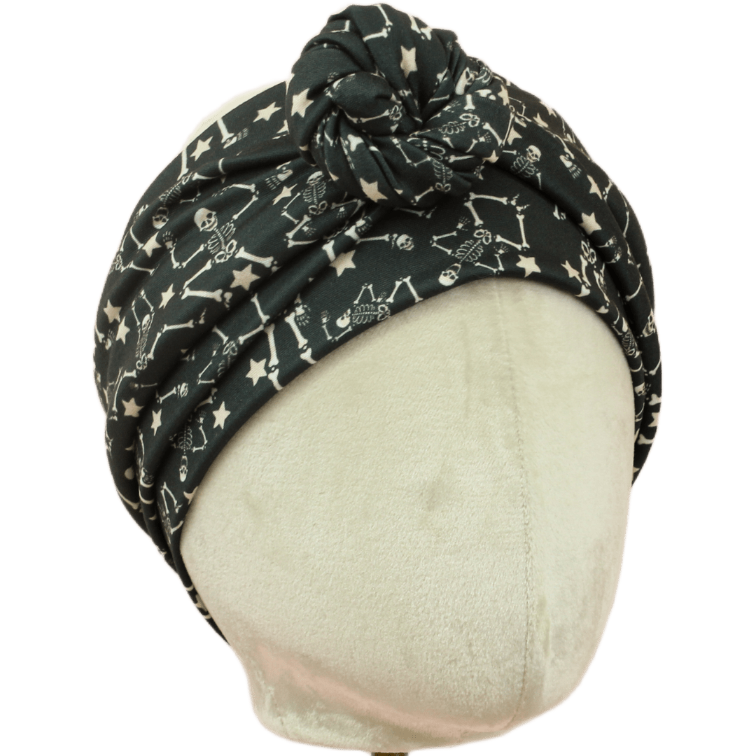 Dancing Skeletons Wrap Headband - The Sassy Olive