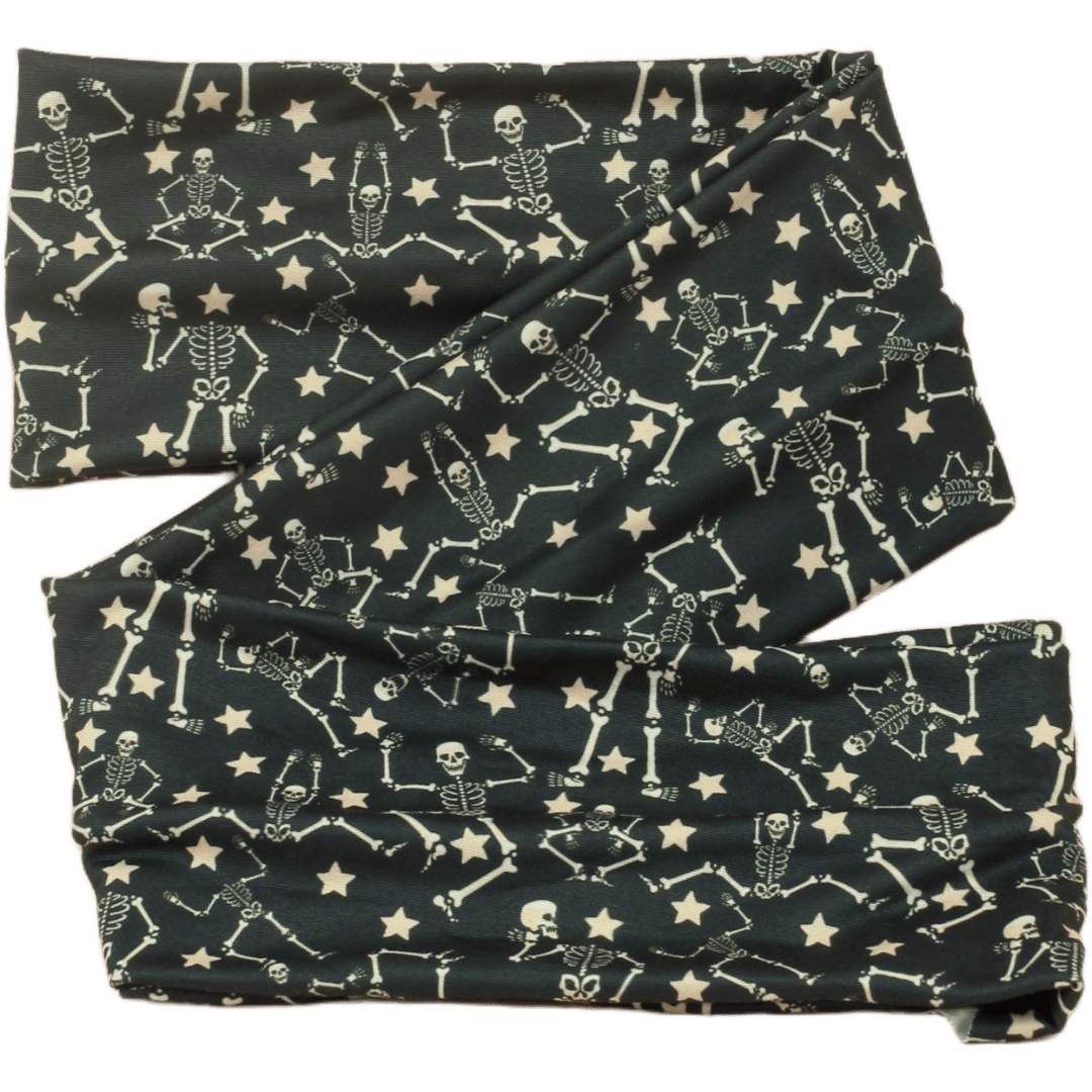 Dancing Skeletons Wrap Headband - The Sassy Olive
