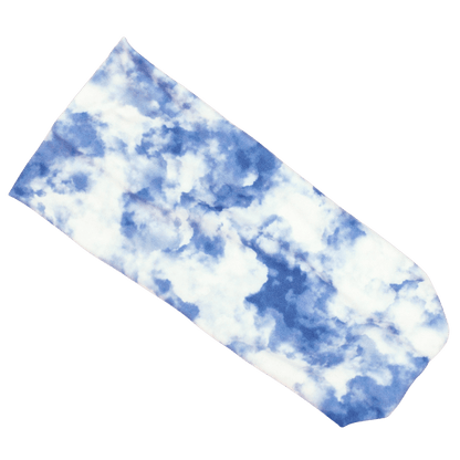 Dark Blue and White Stretch Headband - The Sassy Olive