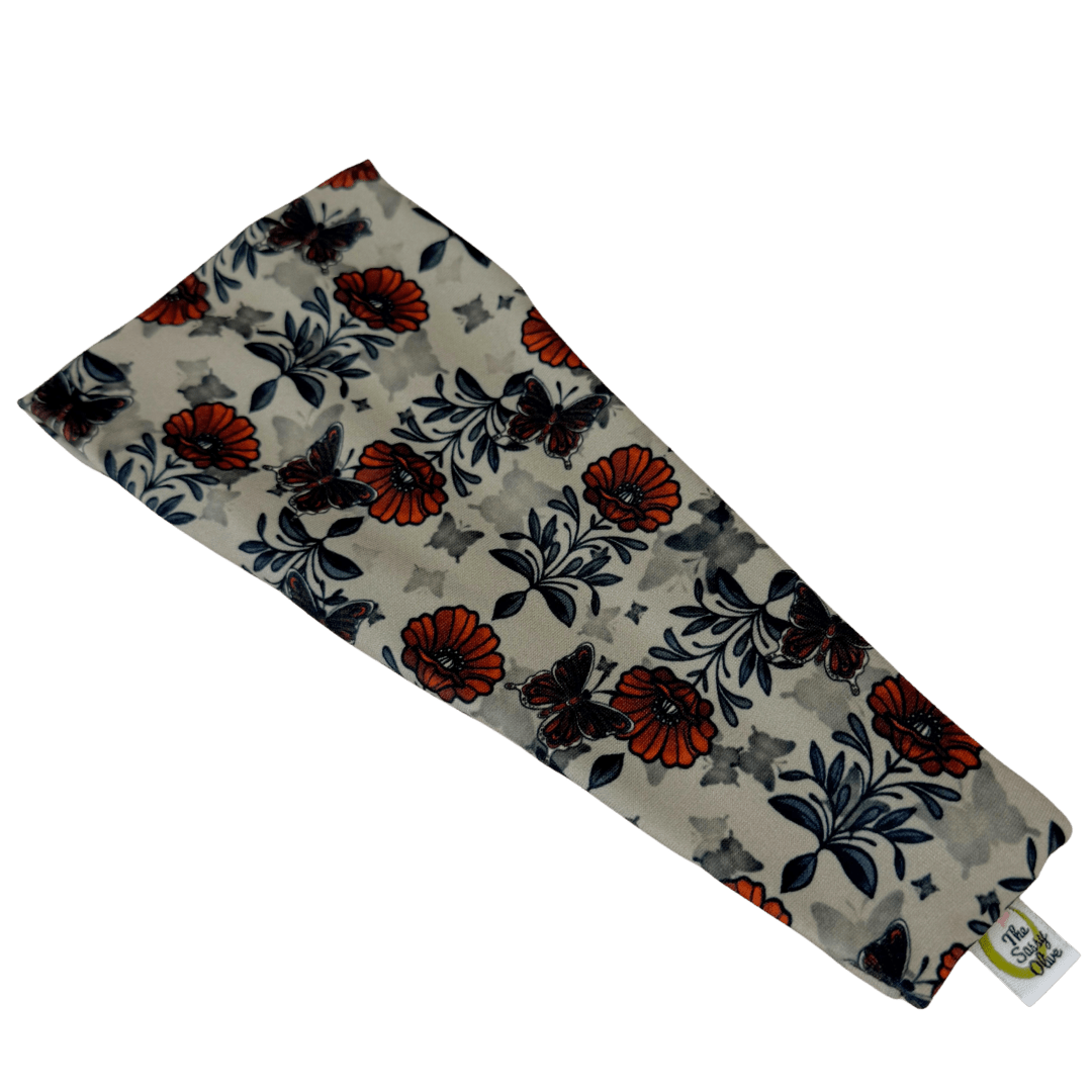 Dark Butterfly Noir Stretch Headband - The Sassy Olive