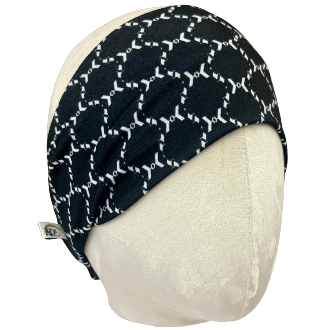 Dark Diamonds Stretch Headband - The Sassy Olive