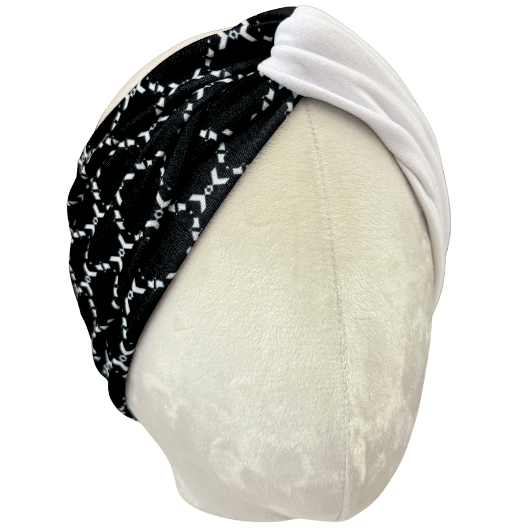 Dark Diamonds Twist Headband - The Sassy Olive