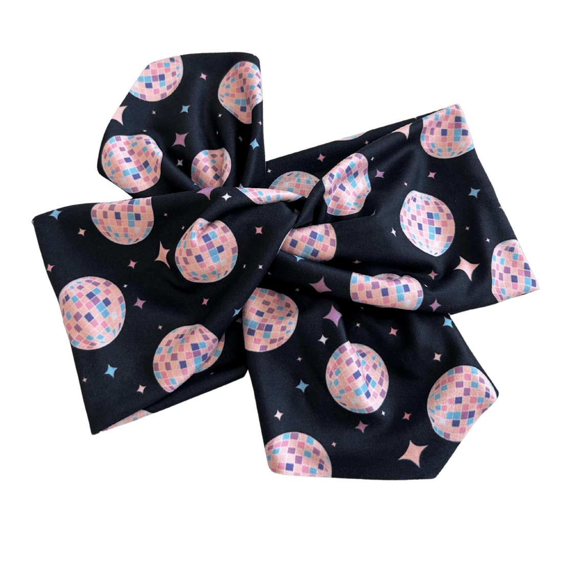 Dark Disco Topknot Headband - The Sassy Olive
