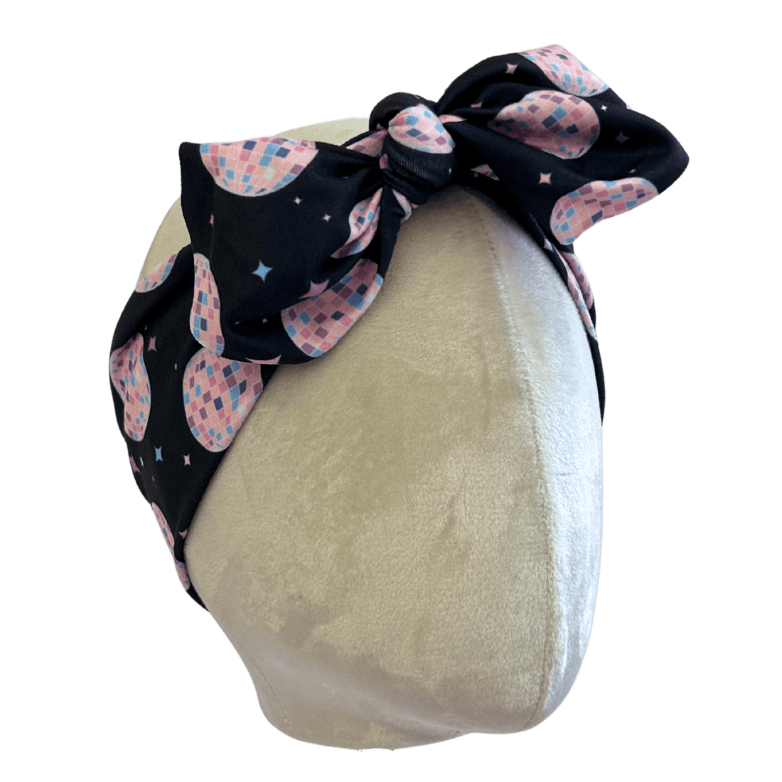 Dark Disco Topknot Headband - The Sassy Olive