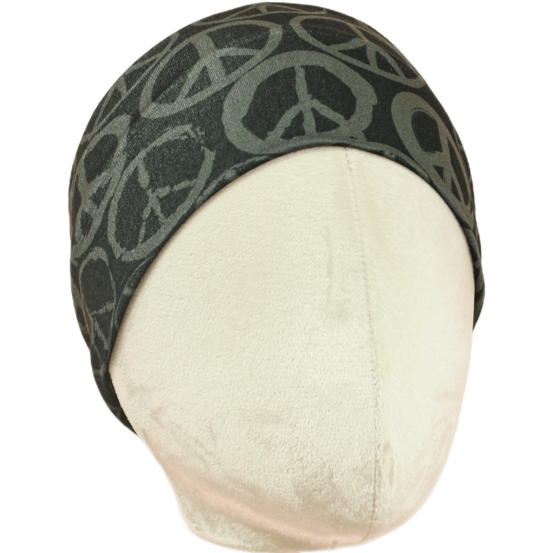 Dark Peace Stretch Headband - The Sassy Olive