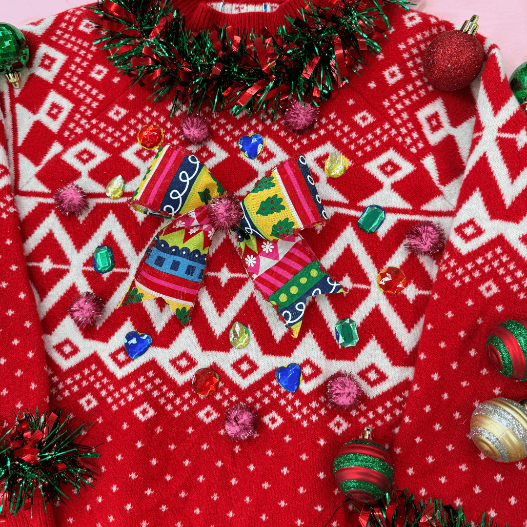 Dec 19 5pm - 8pm DIY Ugly Sweater Night – Crafty Holiday Event Ticket - The Sassy Olive