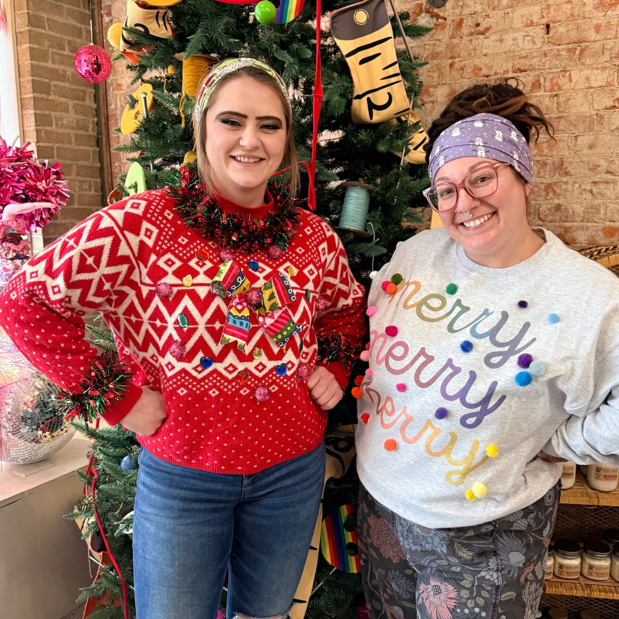 Dec 19 5pm - 8pm DIY Ugly Sweater Night – Crafty Holiday Event Ticket - The Sassy Olive
