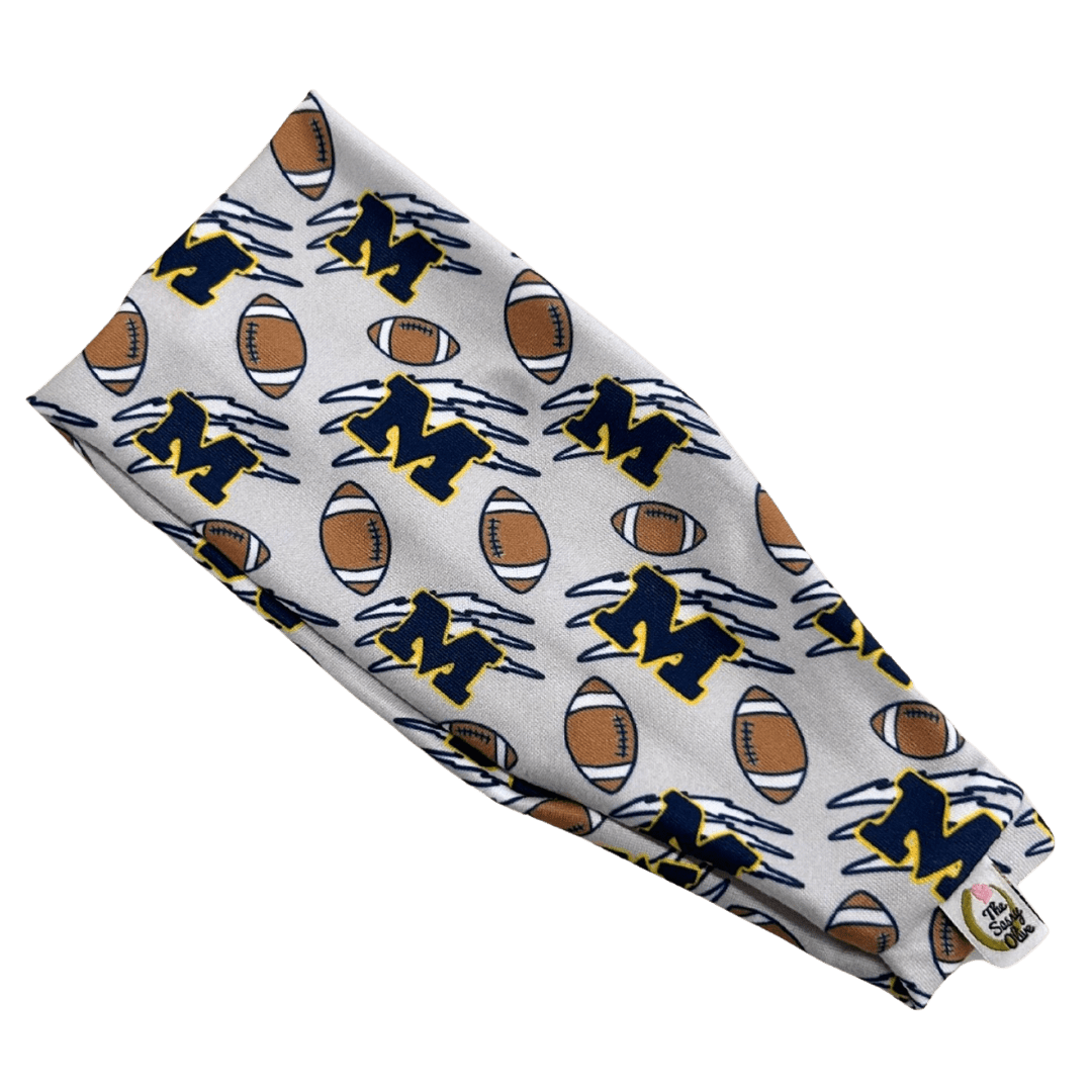 Denard Robinson U of M Stretch Headband - The Sassy Olive