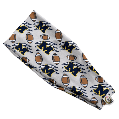 Denard Robinson U of M Stretch Headband - The Sassy Olive