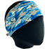 Detroit Blue Camo Stretch Headband - The Sassy Olive