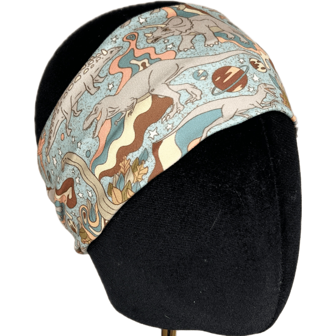 Dinos in Space Stretch Headband - The Sassy Olive