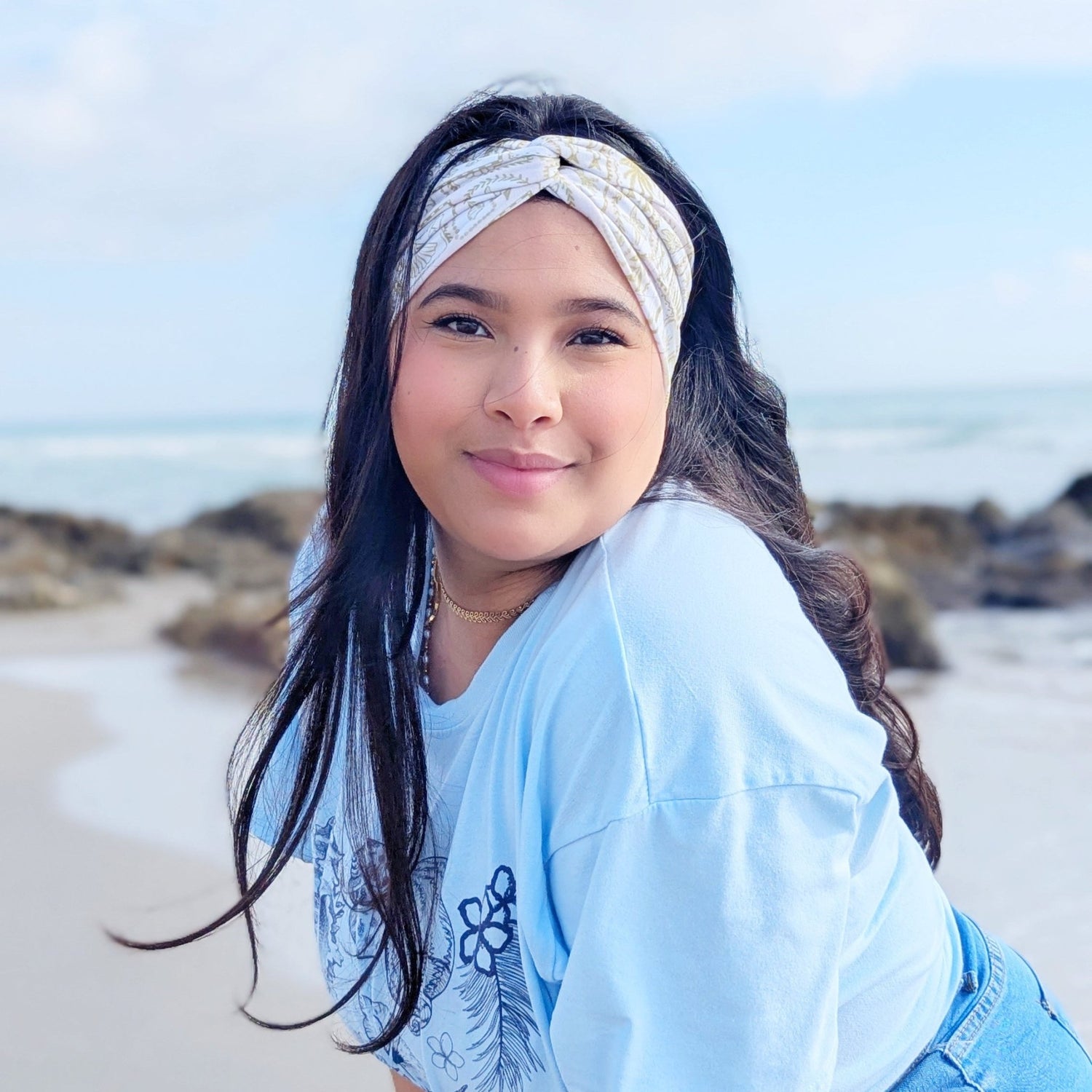 Dolce Coast Sage Wrap Headband - The Sassy Olive