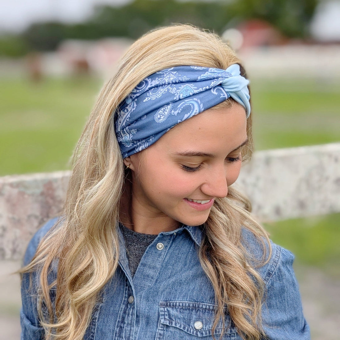 Dollhouse Paisley Twist Headband - The Sassy Olive
