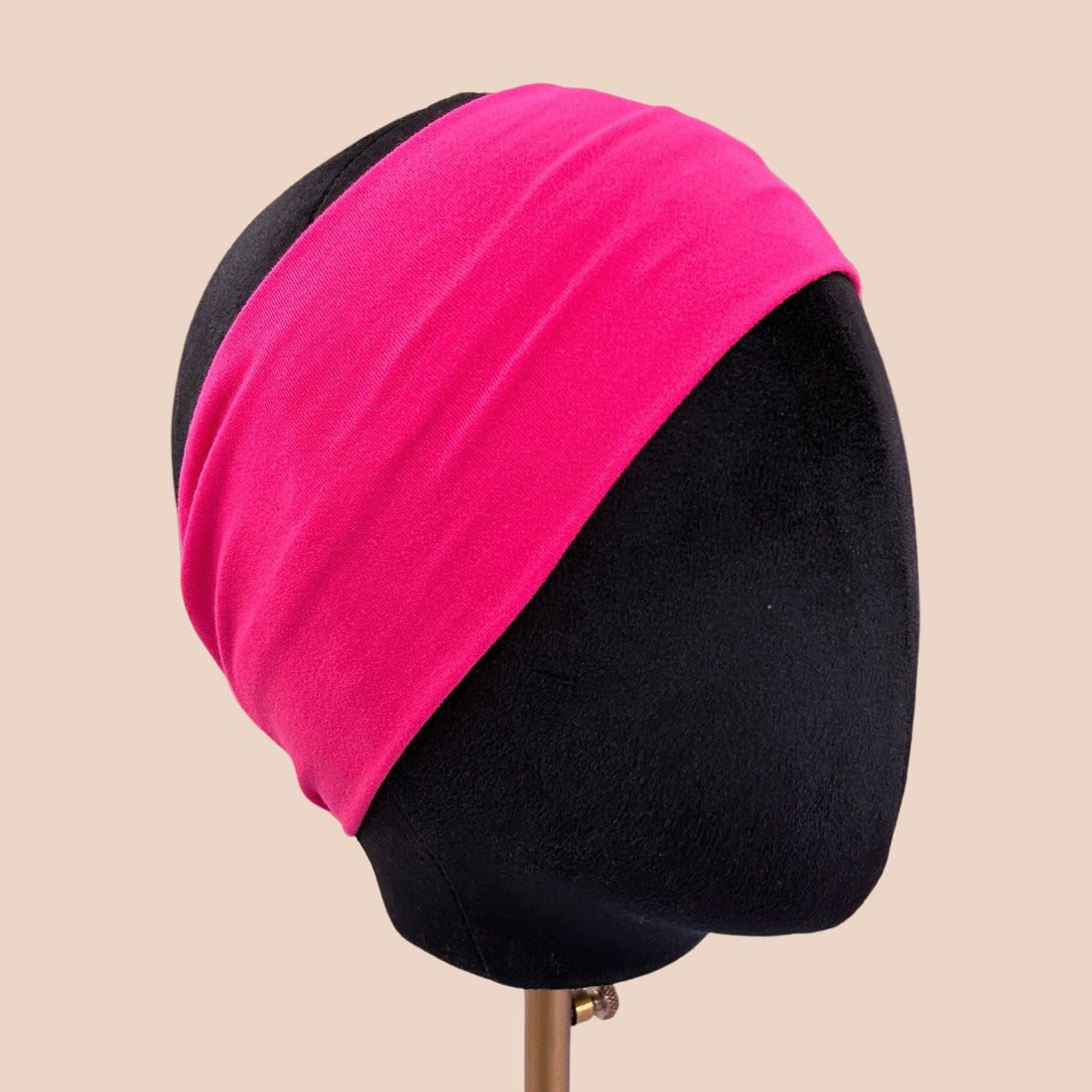 Dolly Pink Solid Stretch Headband - The Sassy Olive