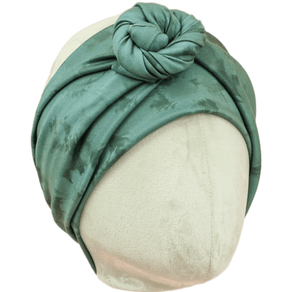 Emerald Tie Dye Wrap Headband - The Sassy Olive