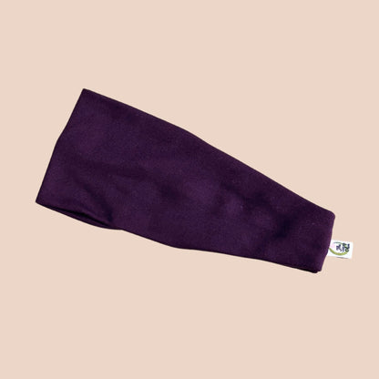 Emoji Purple Solid Stretch Headband - The Sassy Olive