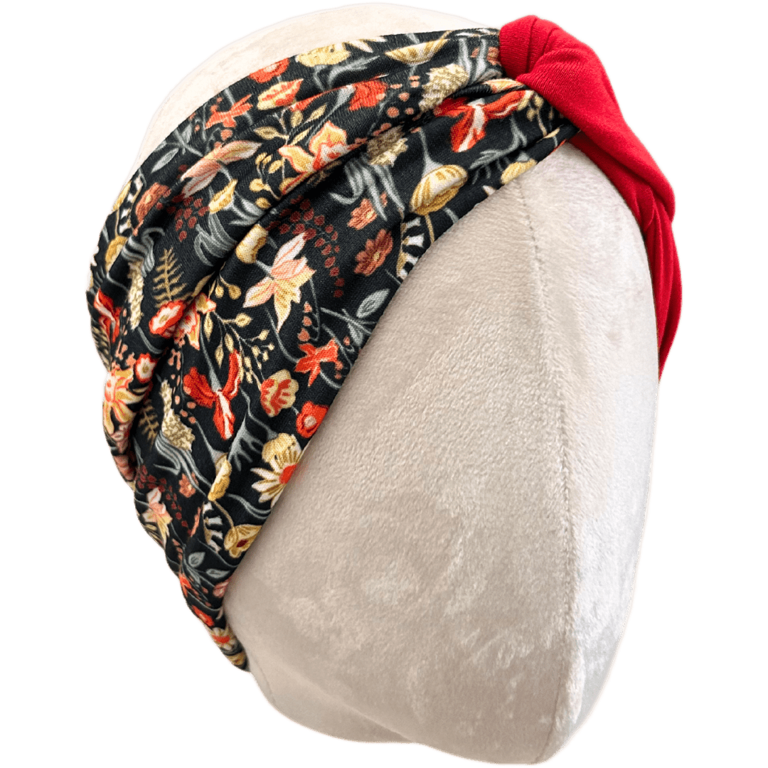 Eva Floral Twist Headband - The Sassy Olive