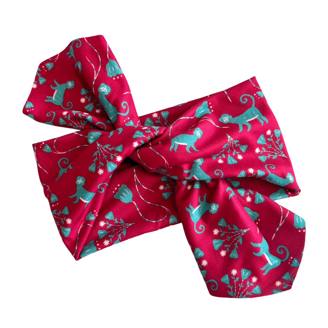 Exotic Vineyard Top Knot Headband - The Sassy Olive