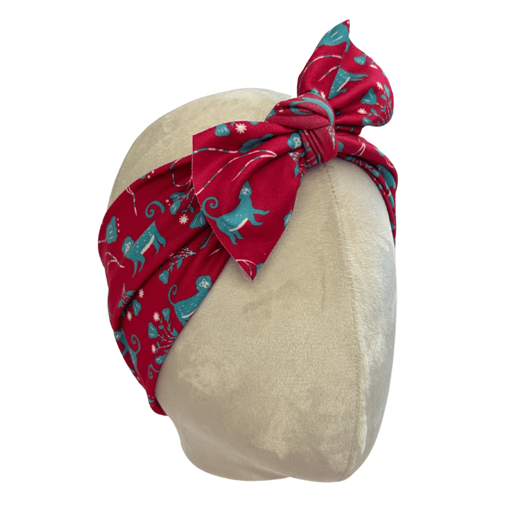 Exotic Vineyard Top Knot Headband - The Sassy Olive