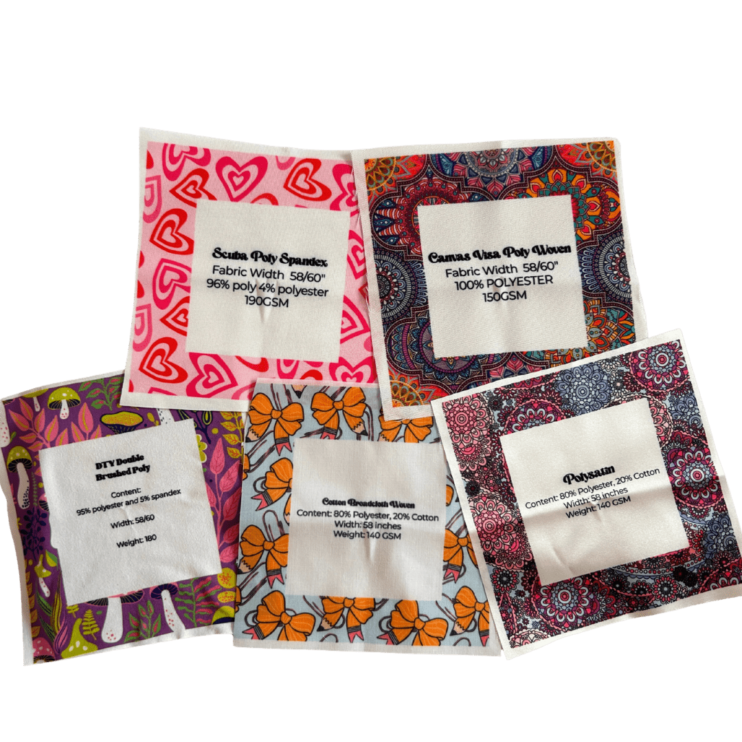 Fabric Sample Swatches - The Sassy Olive