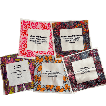 Fabric Sample Swatches - The Sassy Olive