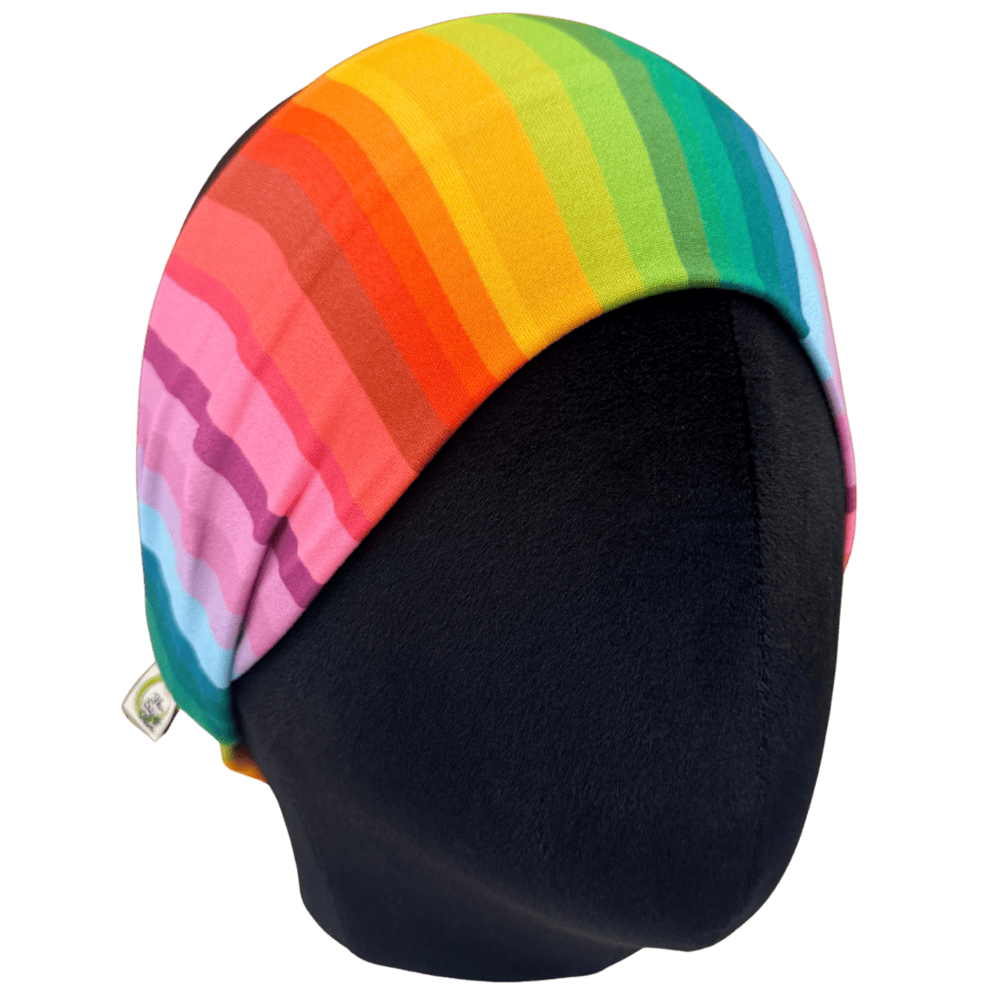 Fall Rainbow Stripe Stretch Headband - The Sassy Olive
