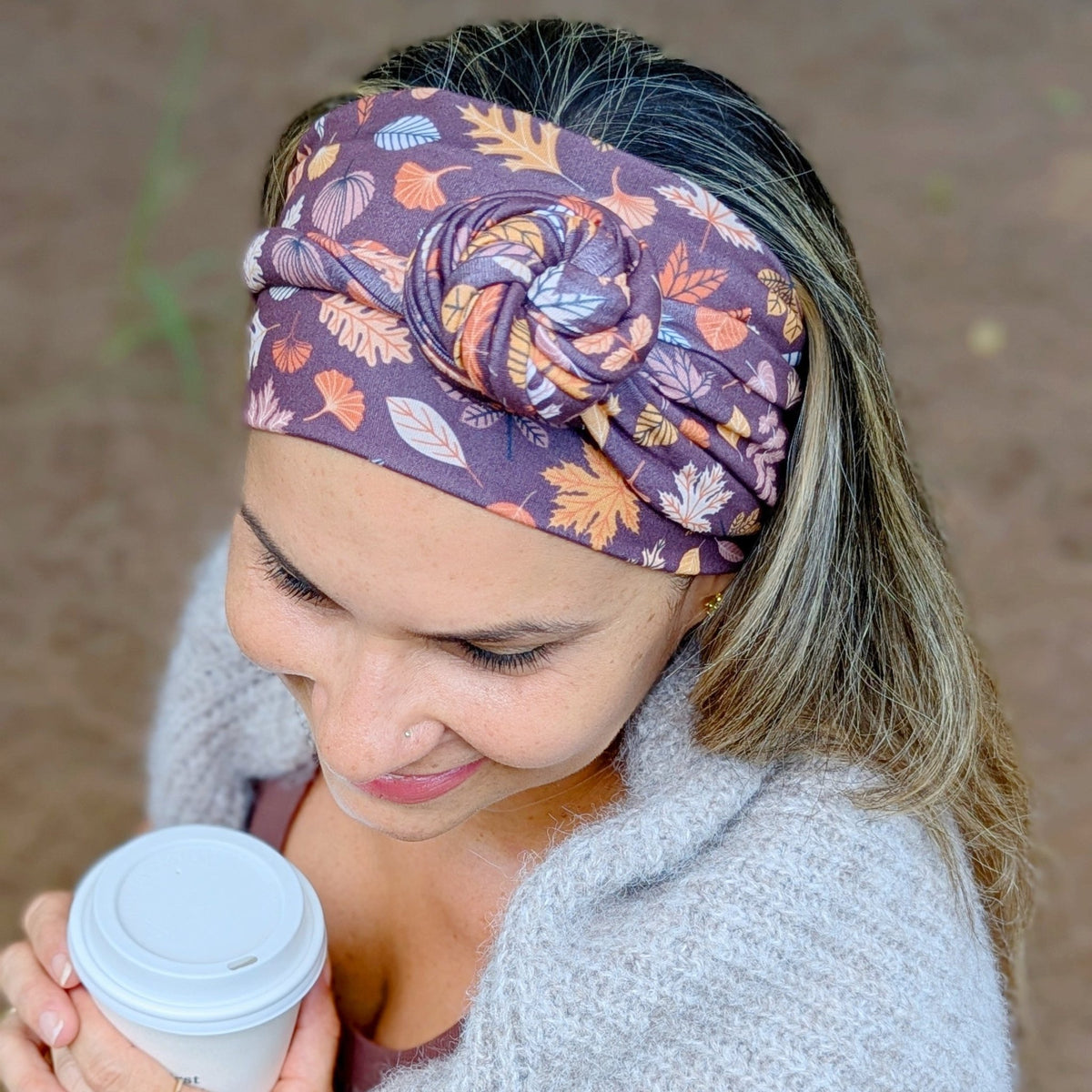 Fallen Autumn Wrap Headband - The Sassy Olive