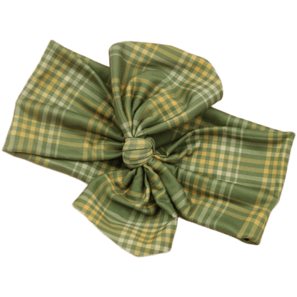 Fitz Plaid Top Knot Headband - The Sassy Olive