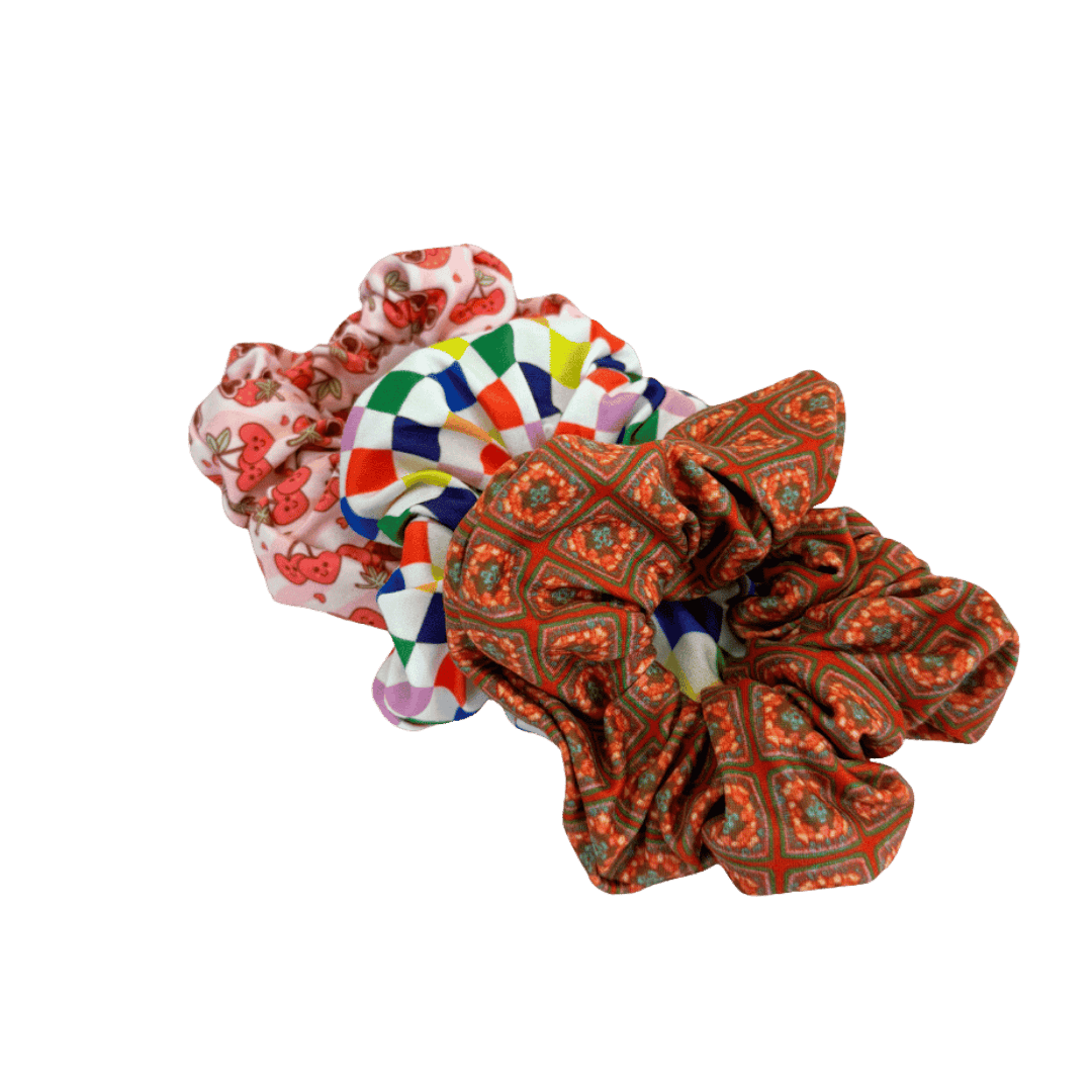 Fizzy Squares Scrunchie Pack - The Sassy Olive