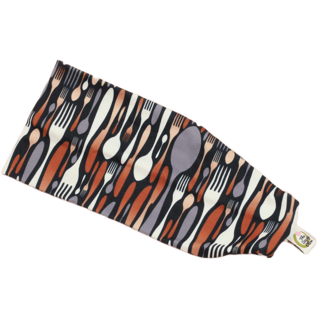 Fork Knife Spoon Stretch Headband - The Sassy Olive