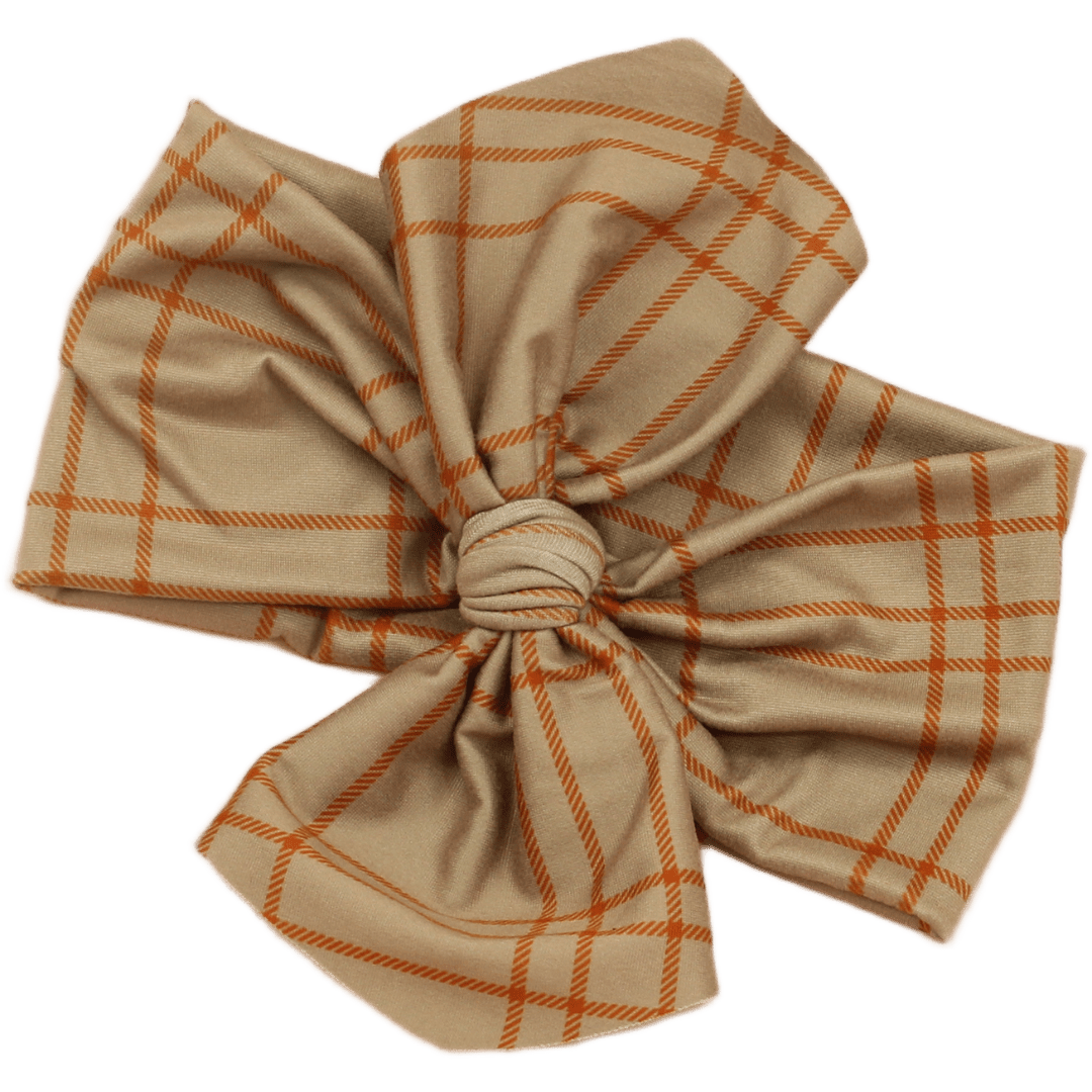 Forman Plaid Top Knot Headband - The Sassy Olive