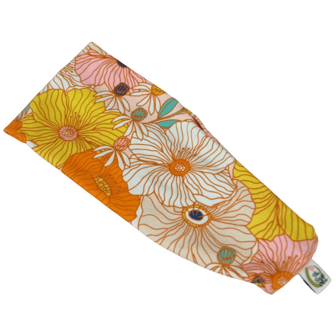 Frances Floral Stretch Headband - The Sassy Olive