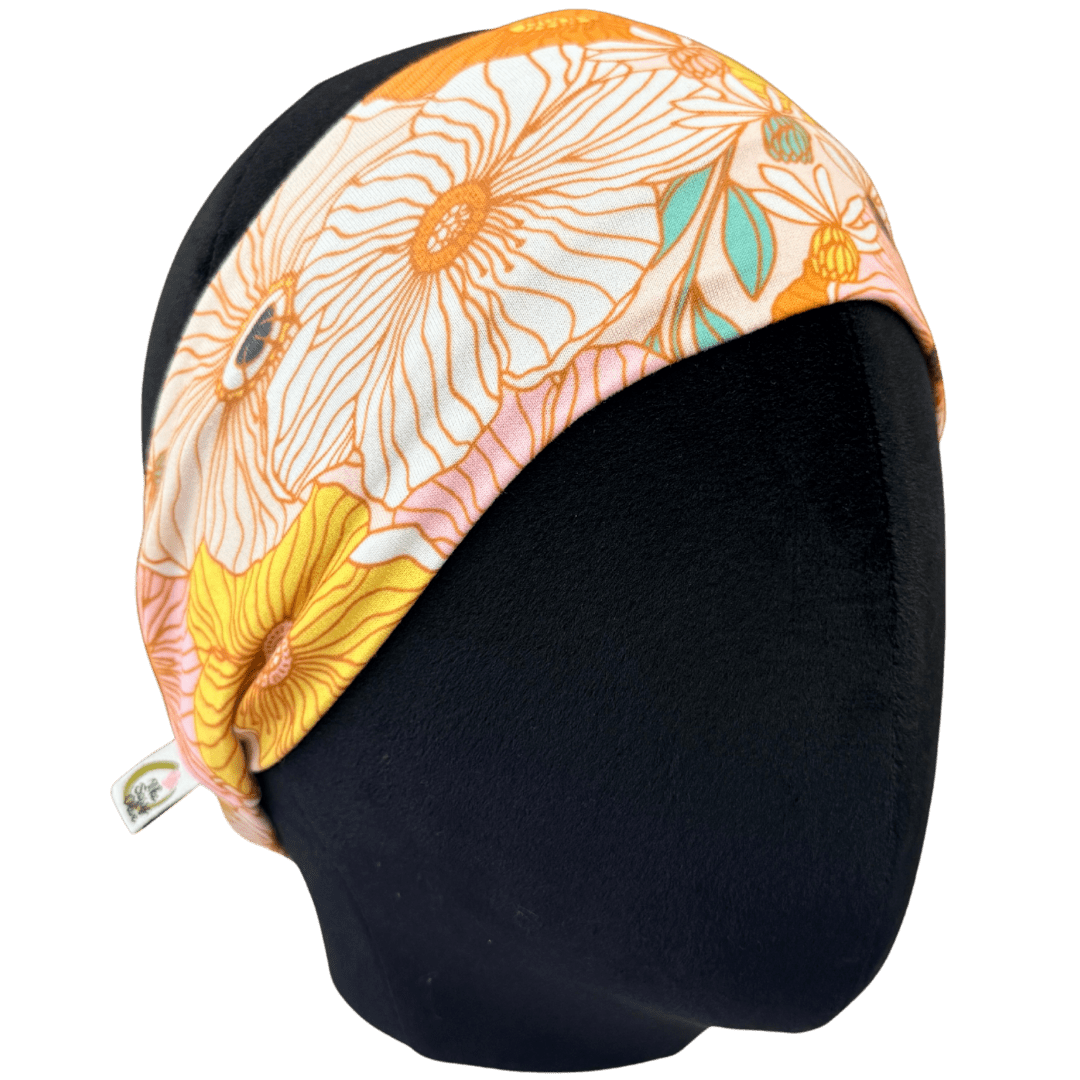Frances Floral Stretch Headband - The Sassy Olive