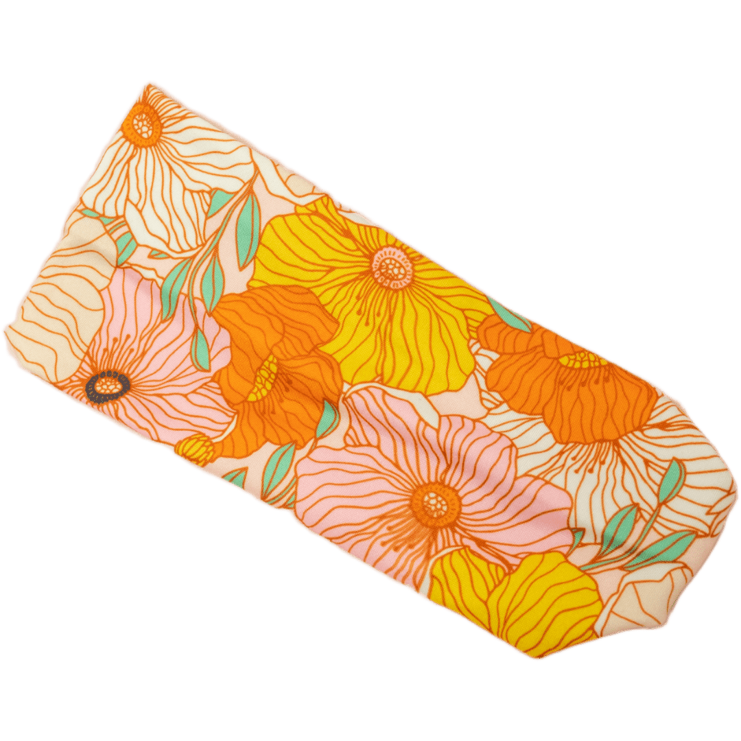 Frances Floral Stretch Headband - The Sassy Olive