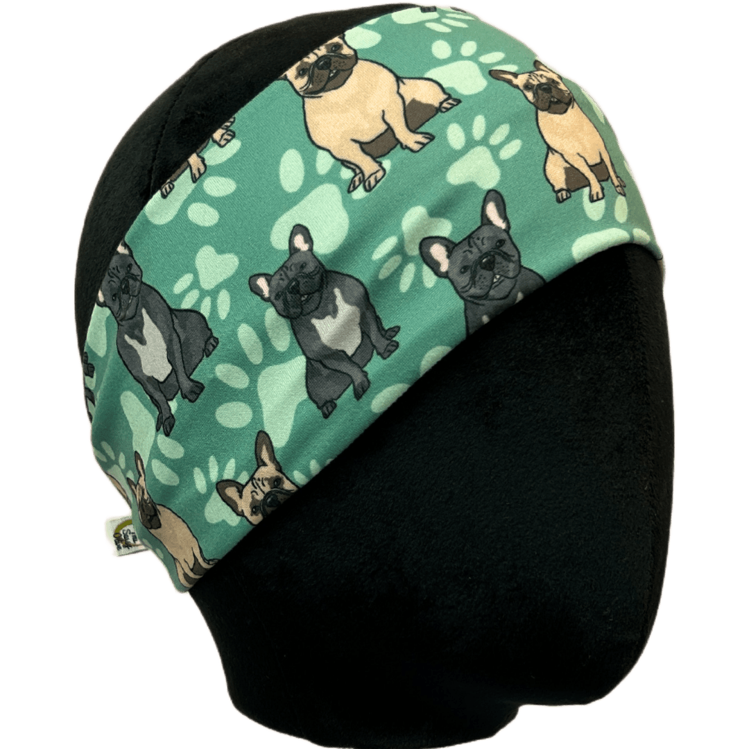 French Bulldog Stretch Headband - The Sassy Olive