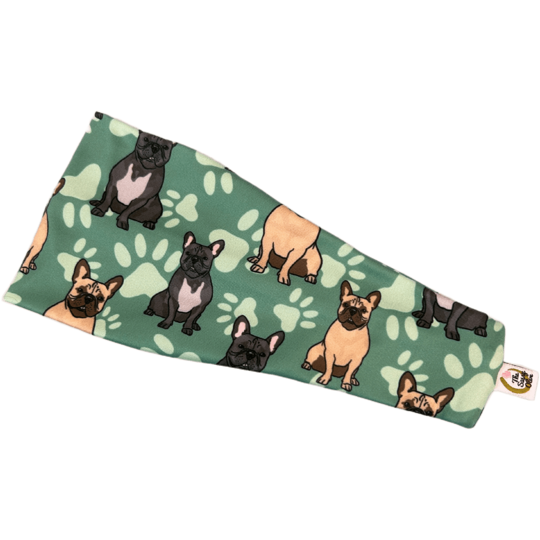 French Bulldog Stretch Headband - The Sassy Olive