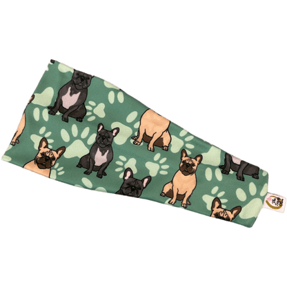 French Bulldog Stretch Headband - The Sassy Olive