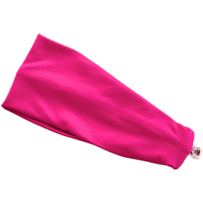 Fuchsia Pink Solid Stretch Headband - The Sassy Olive