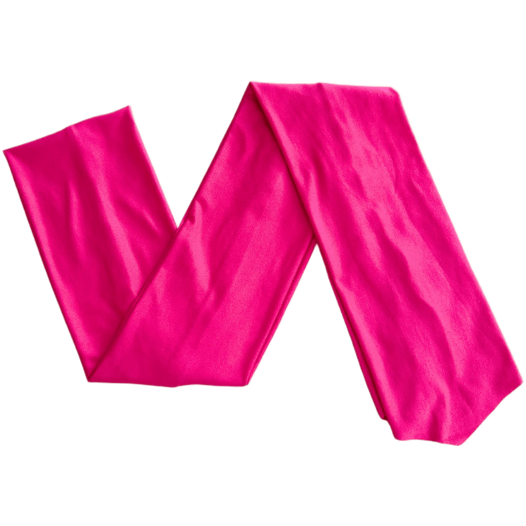 Fuchsia Pink Solid Wrap Headband - The Sassy Olive