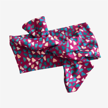 Fuchsia Tide Top Knot Headband - The Sassy Olive