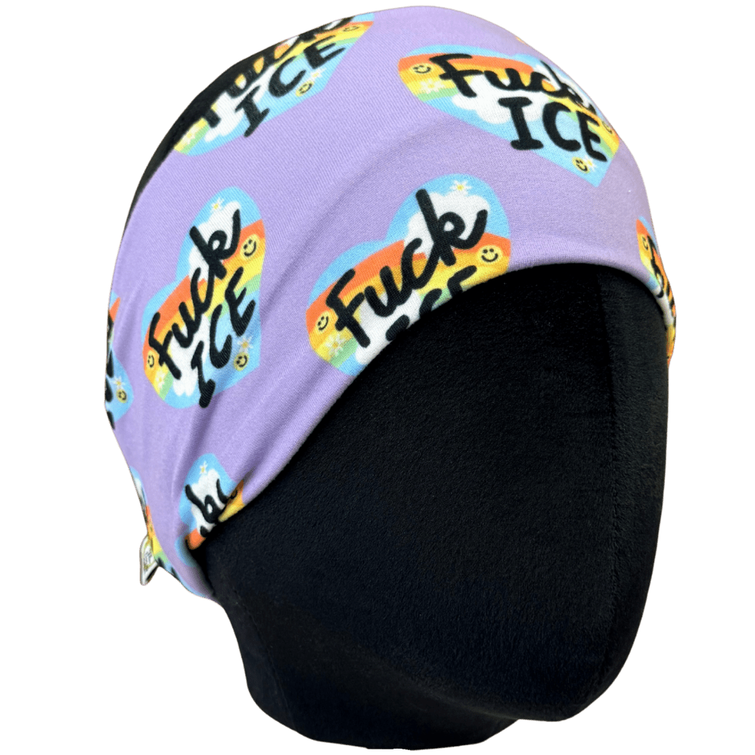 Fuck ICE Stretch Headband - The Sassy Olive
