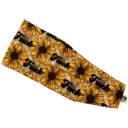 Fucking Sunflowers Stretch Headband - The Sassy Olive