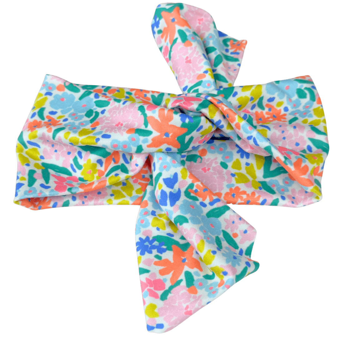 Garden Confetti Topknot Headband - The Sassy Olive