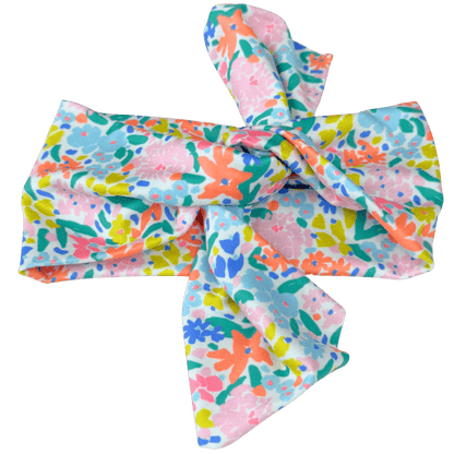 Garden Confetti Topknot Headband - The Sassy Olive