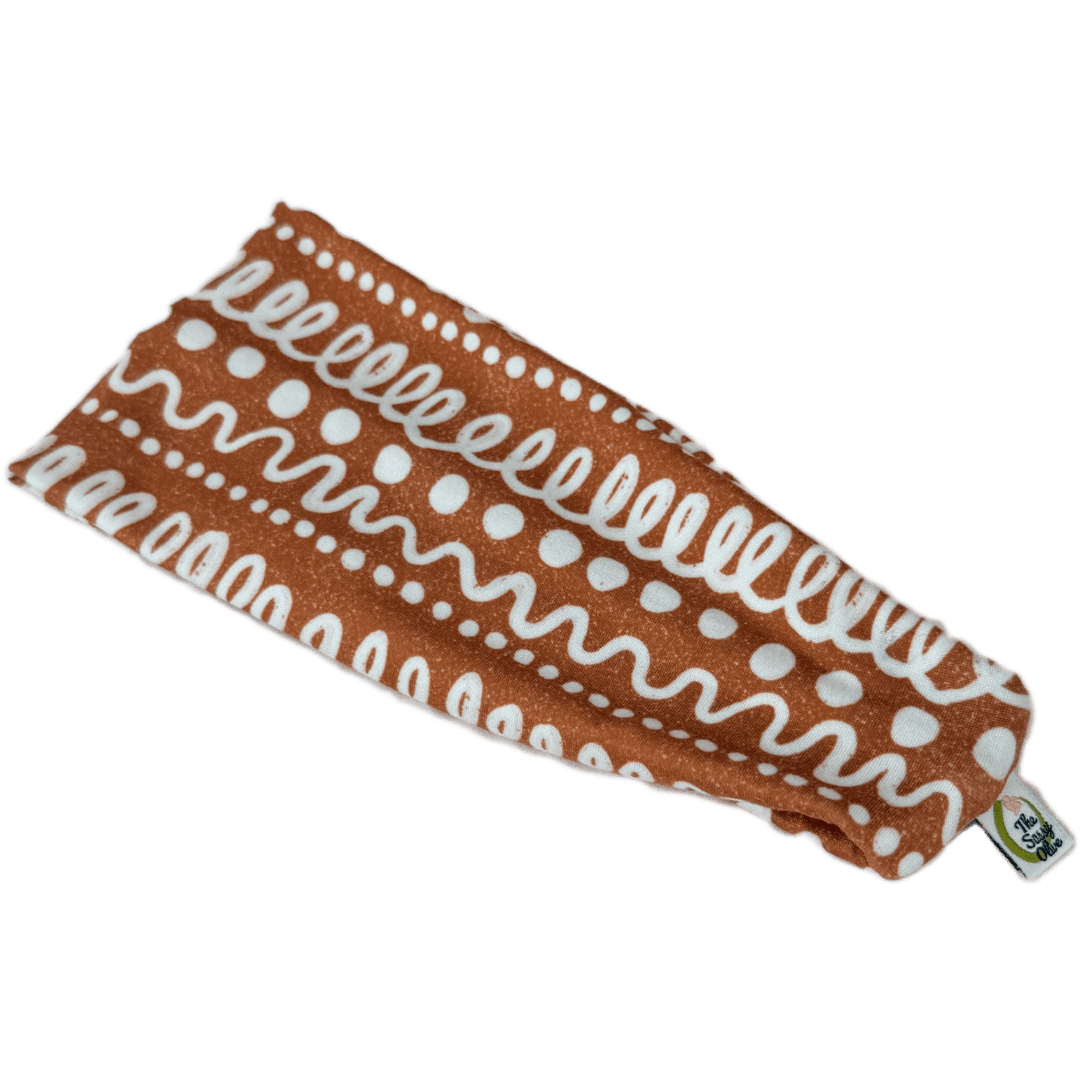 Gingerbread Icing Stretch Headband - The Sassy Olive