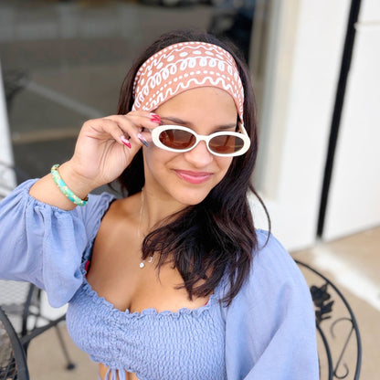 Gingerbread Icing Stretch Headband - The Sassy Olive